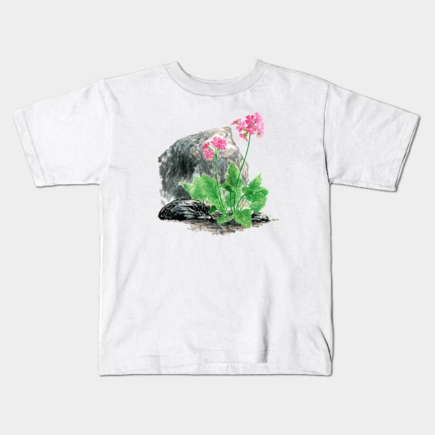 February 1st birthday flower Kids T-Shirt by birthflower